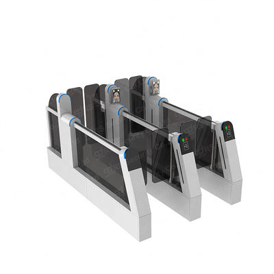 Finger Print Reader Swing Barrier Turnstiles Acrylic Panel High-strength Speed Gate Panel